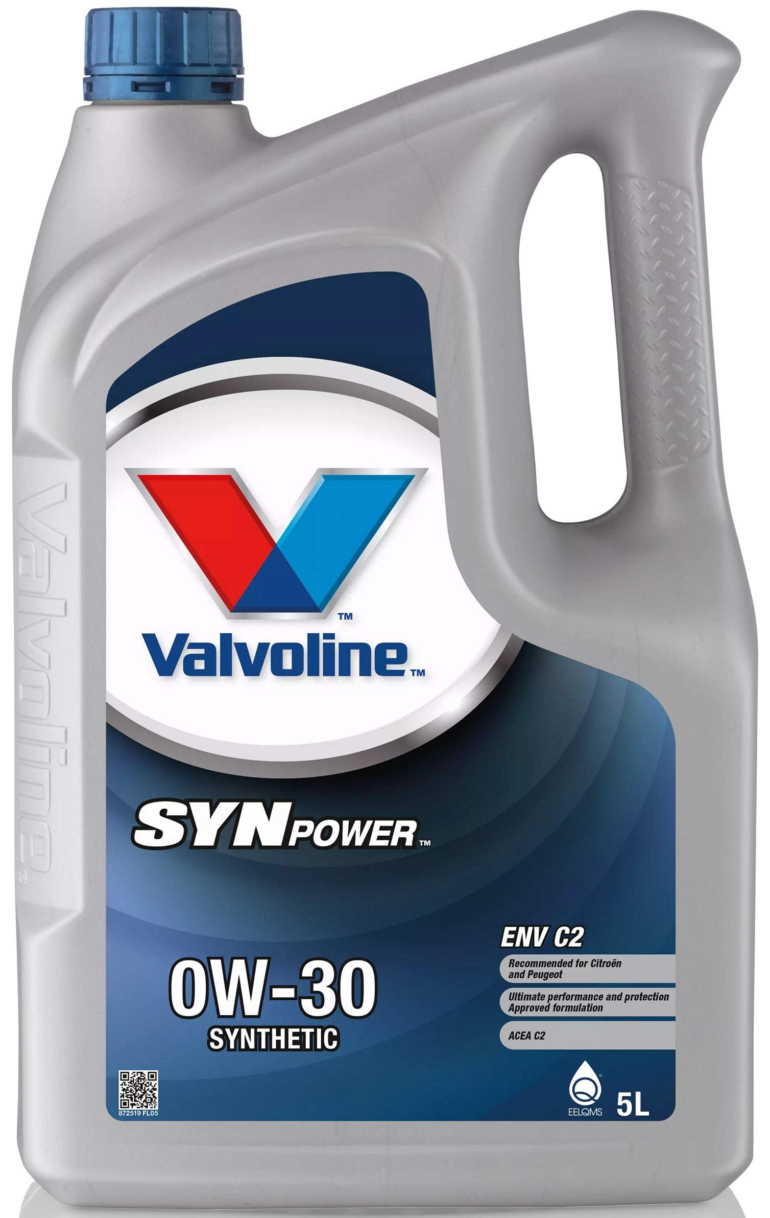 Motor oils Moottoriöljy SYNPOWER 5W30 5L  Art. SYNPOWERENVC25W305L